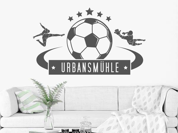 Wandtattoo Urbansmühle Fußball