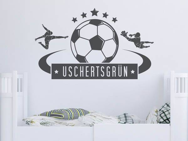 Wandtattoo Uschertsgrün Fußball