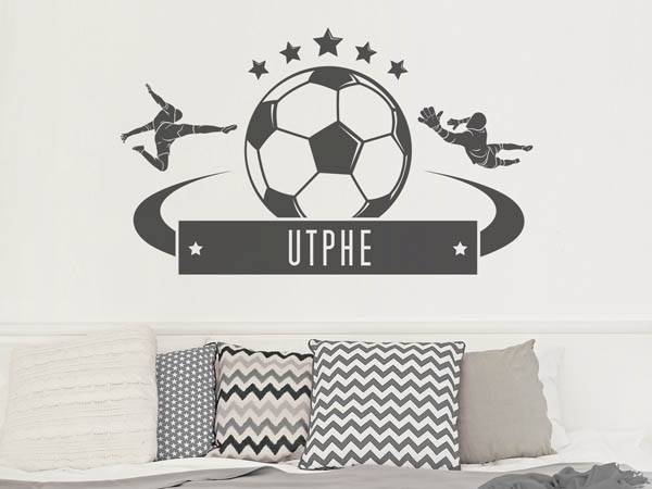 Wandtattoo Utphe Fußball