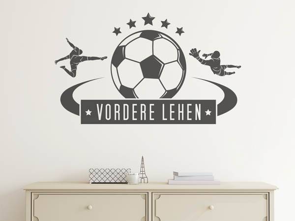 Wandtattoo Vordere Lehen Fußball