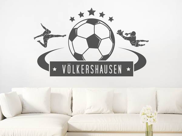 Wandtattoo Völkershausen Fußball