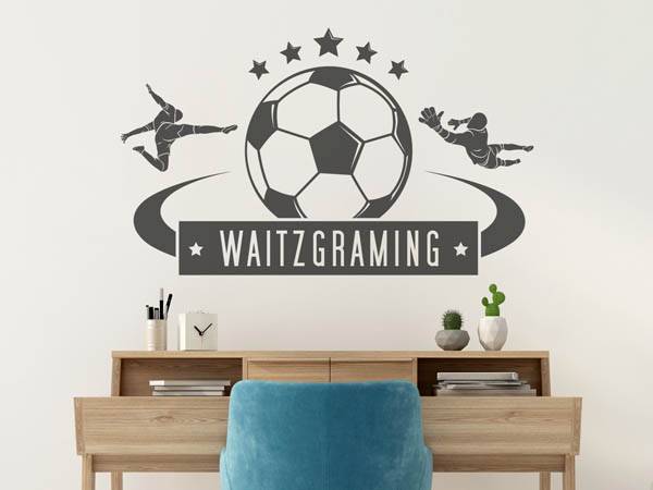Wandtattoo Waitzgraming Fußball