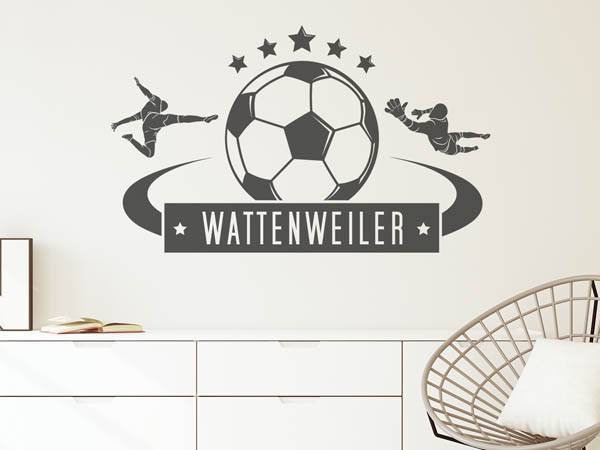 Wandtattoo Wattenweiler Fußball