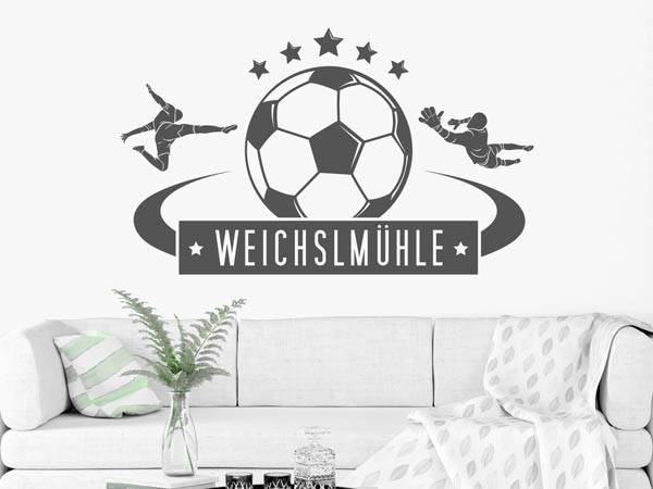 Wandtattoo Weichslmühle Fußball
