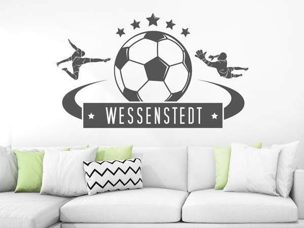 Wandtattoo Wessenstedt Fußball