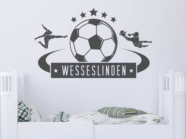 Wandtattoo Wesseslinden Fußball