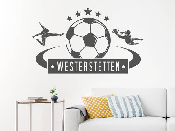 Wandtattoo Westerstetten Fußball