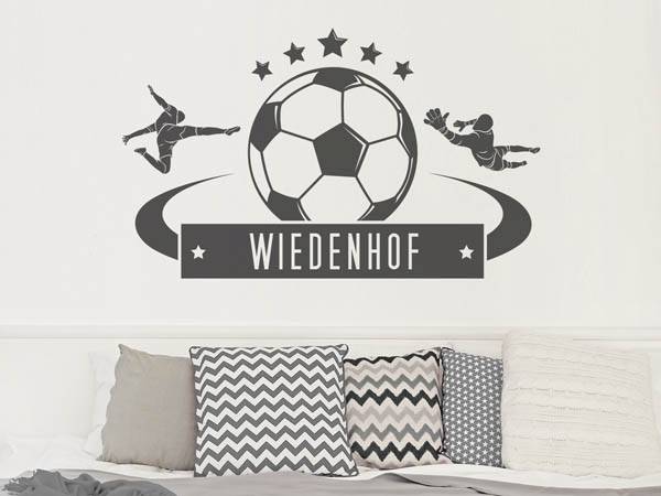 Wandtattoo Wiedenhof Fußball