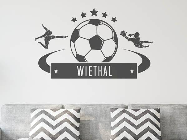 Wandtattoo Wiethal Fußball
