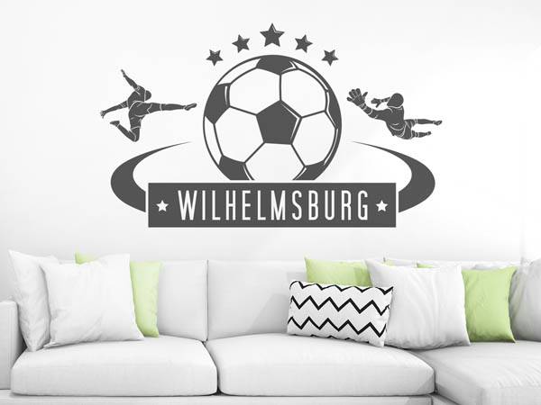 Wandtattoo Wilhelmsburg Fußball