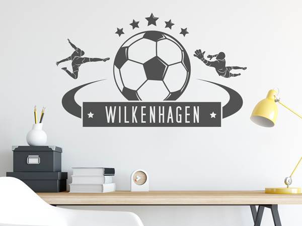 Wandtattoo Wilkenhagen Fußball