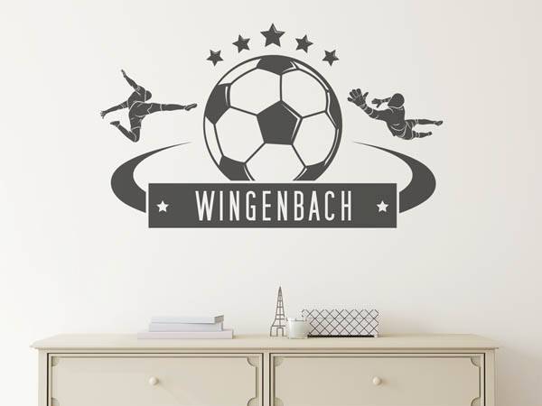 Wandtattoo Wingenbach Fußball