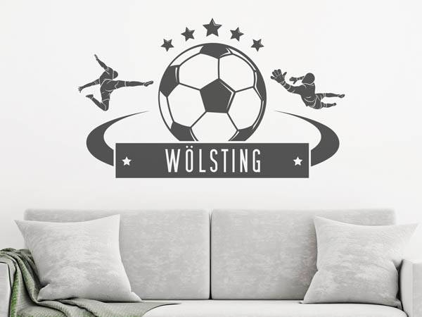 Wandtattoo Wölsting Fußball