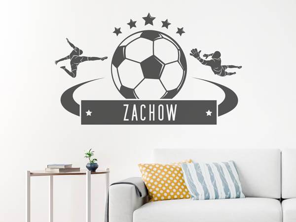 Wandtattoo Zachow Fußball