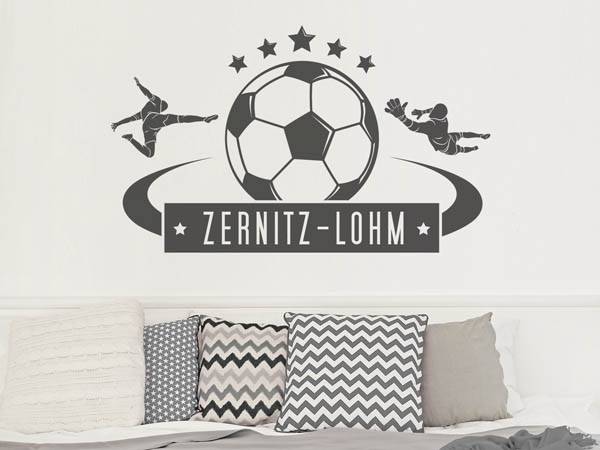 Wandtattoo Zernitz-Lohm Fußball