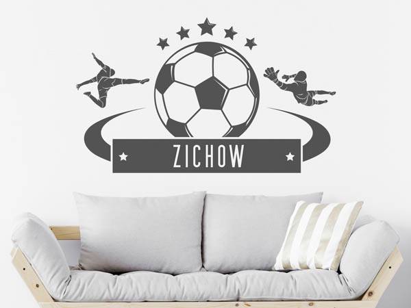 Wandtattoo Zichow Fußball