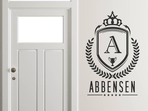 Wandtattoo Abbensen Wappen
