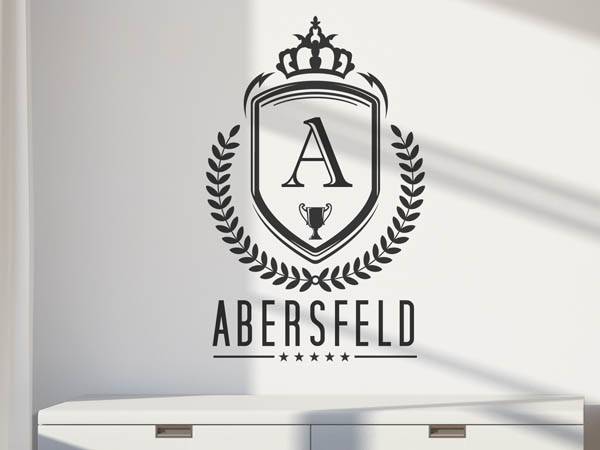 Wandtattoo Abersfeld Wappen