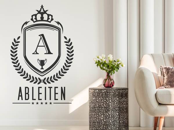 Wandtattoo Ableiten Wappen