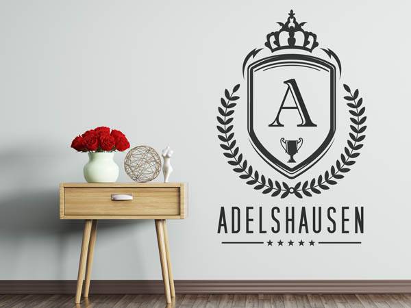 Wandtattoo Adelshausen Wappen