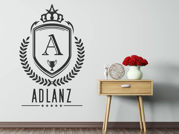 Wandtattoo Adlanz Wappen