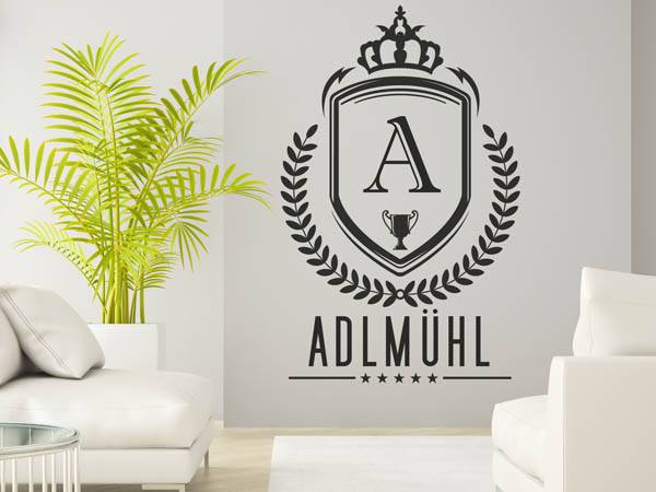 Wandtattoo Adlmühl Wappen