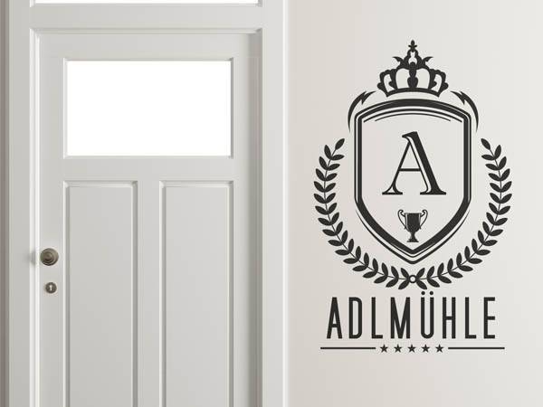 Wandtattoo Adlmühle Wappen