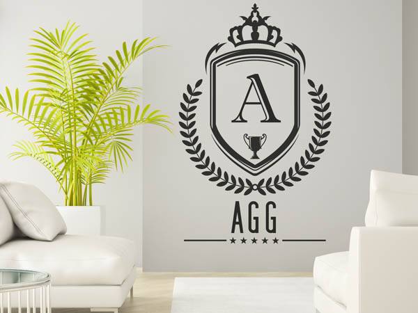 Wandtattoo Agg Wappen