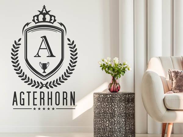 Wandtattoo Agterhorn Wappen