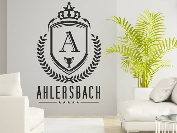 Wandtattoo Ahlersbach Wappen