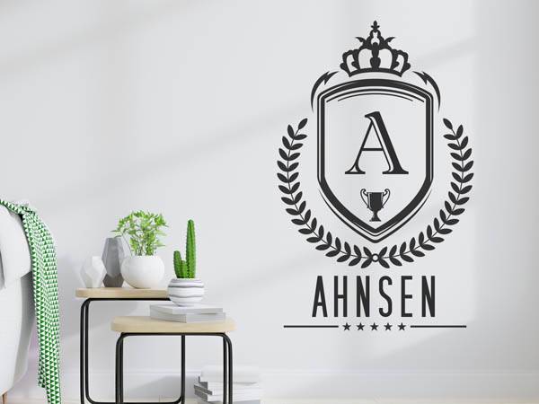 Wandtattoo Ahnsen Wappen