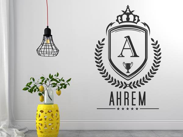 Wandtattoo Ahrem Wappen