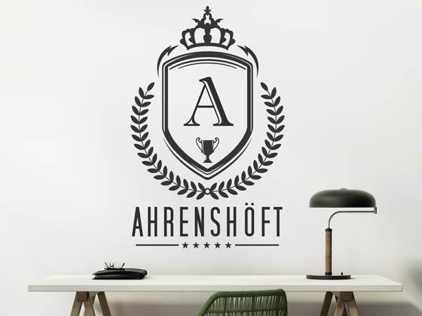 Wandtattoo Ahrenshöft Wappen