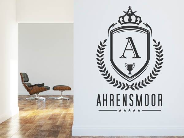 Wandtattoo Ahrensmoor Wappen