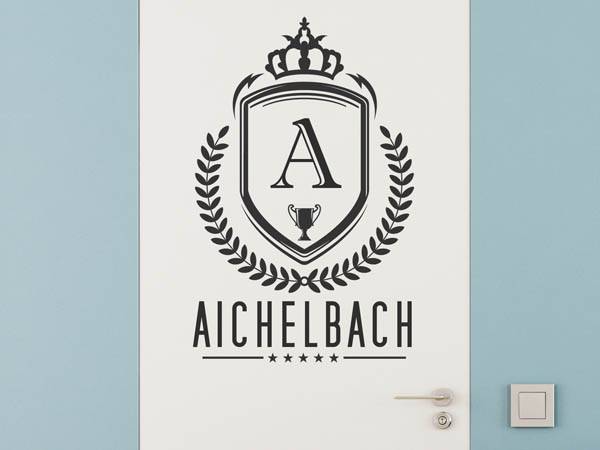 Wandtattoo Aichelbach Wappen