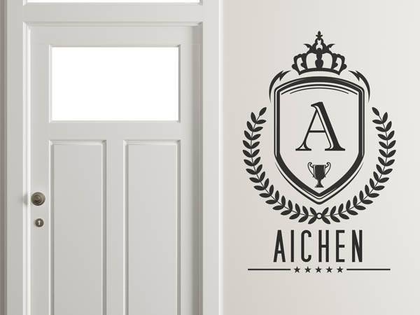 Wandtattoo Aichen Wappen