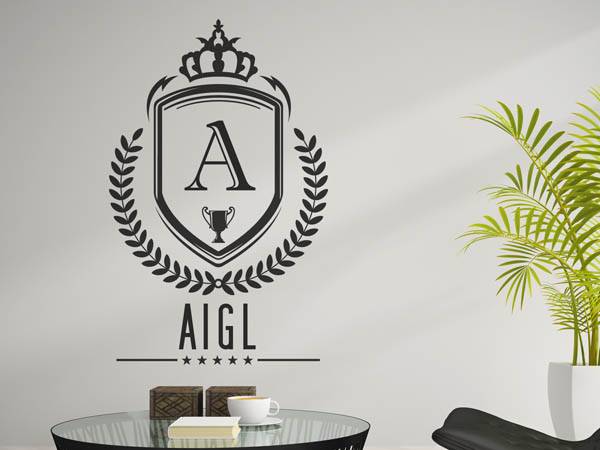 Wandtattoo Aigl Wappen