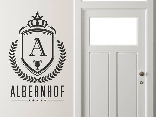 Wandtattoo Albernhof Wappen