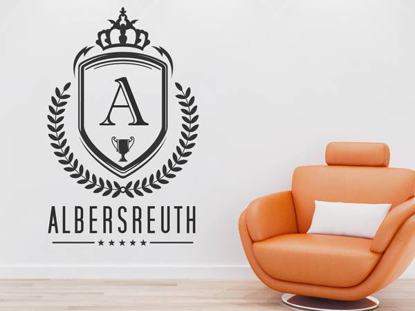 Wandtattoo Albersreuth Wappen