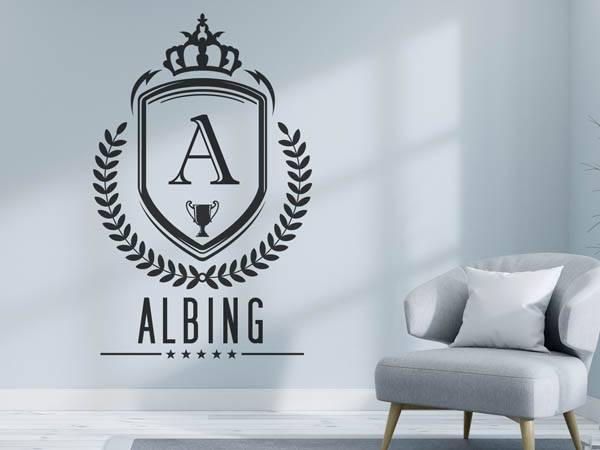 Wandtattoo Albing Wappen