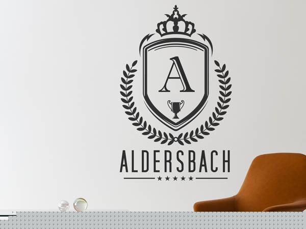 Wandtattoo Aldersbach Wappen