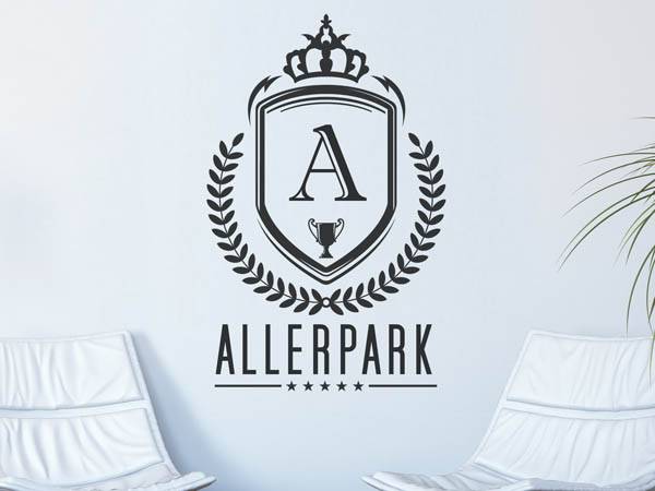 Wandtattoo Allerpark Wappen