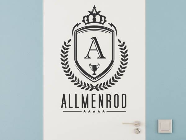 Wandtattoo Allmenrod Wappen
