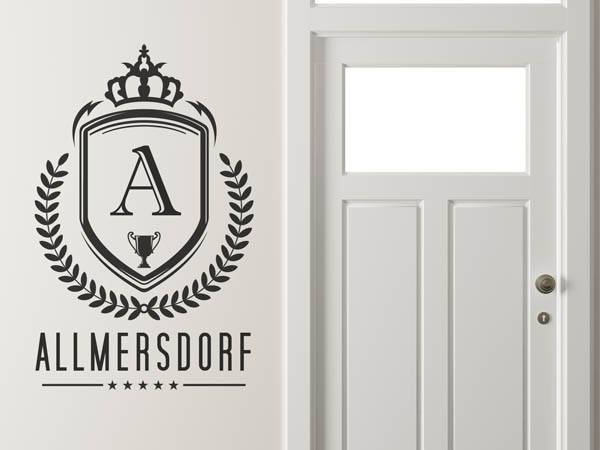 Wandtattoo Allmersdorf Wappen