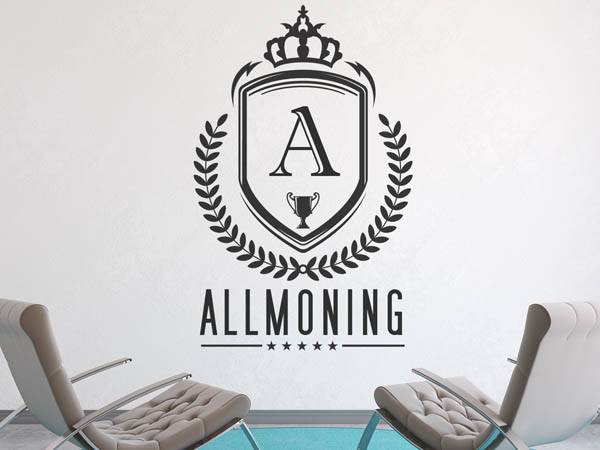 Wandtattoo Allmoning Wappen