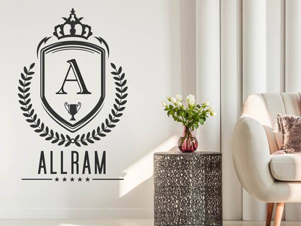 Wandtattoo Allram Wappen