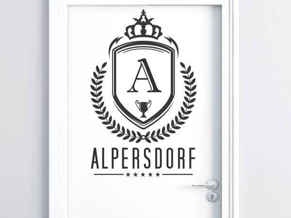 Wandtattoo Alpersdorf Wappen