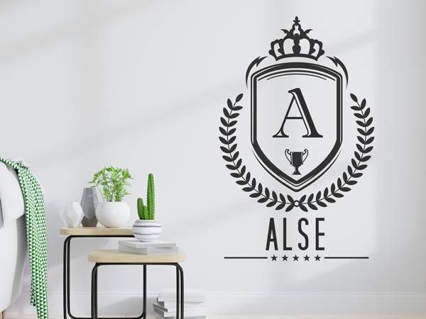 Wandtattoo Alse Wappen