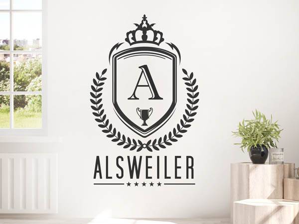 Wandtattoo Alsweiler Wappen