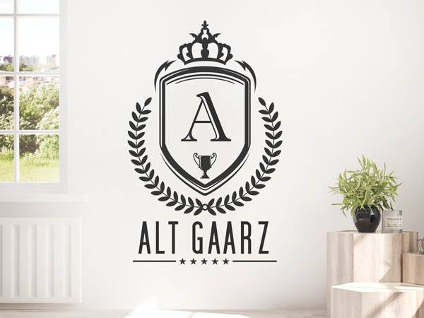 Wandtattoo Alt Gaarz Wappen